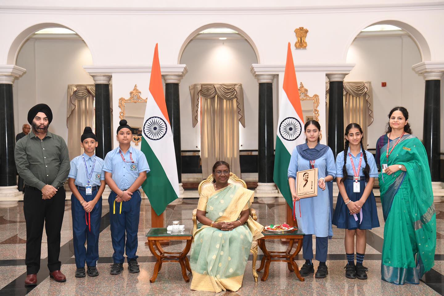 Visit To The Rashtrapati Bhawan